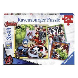 Ravensburger - Avengers - Pack 3 puzzles 49 piezas