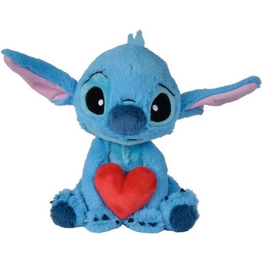 Stitch - Peluche con corazón 25 cm