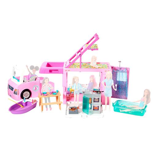 Barbie - Caravana para Acampar 3 en 1 | Vehiculos | Toys"R"Us España