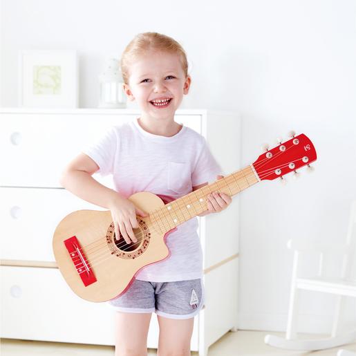 Hape - Guitarra Clásica Roja | Primer Descubrimiento Local | Toys"R"Us  España