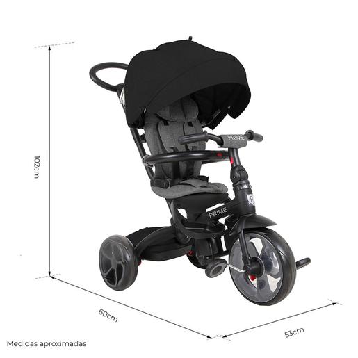 Triciclo Evolutivo Qplay Prime Negro | Scooters En Linea | Toys"R"Us España