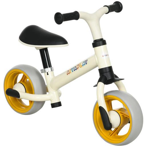 Homcom - Bicicleta Equilibrio ajustable Blanco