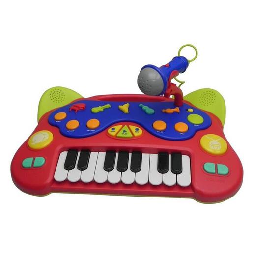 Teclado musical infantil con micrófono | Bruin Música | Toys