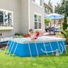 Outsunny - Piscina Tubular Rectangular 340 x 215 x 80