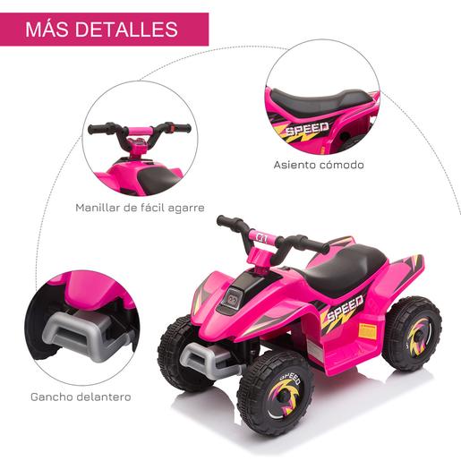 Homcom - Quad Eléctrico Batería 6V Rosa | Quads | Toys"R"Us España