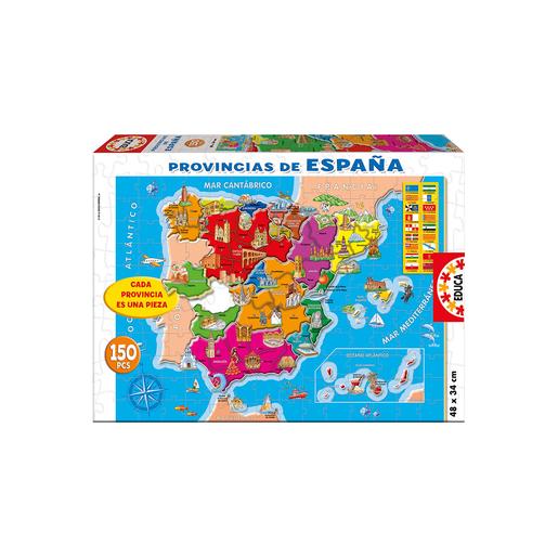 Educa Borras - Provincias España - Puzzle 150 Piezas | Puzzle 100+ Pzas |  Toys"R"Us España