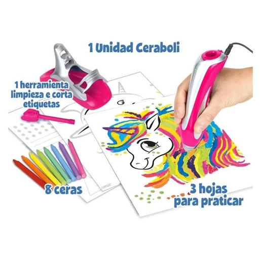 Crayola - Super Ceraboli Unicornio Neón, juego creativo de lápices de cera  y dibujos en relieve ㅤ | Crayola Actividades | Toys"R"Us España
