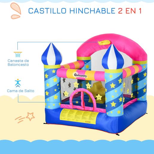 Outsunny - Castillo hinchable Estrellitas 215 cm | Castillos Hinchables |  Toys"R"Us España