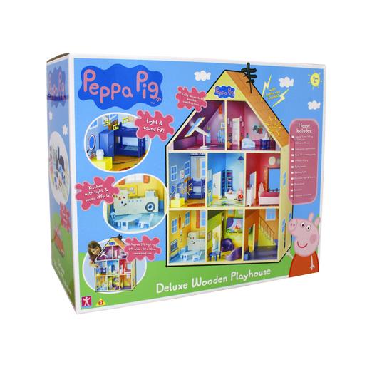 PEPPA PIG WOODEN PLAYHOUSE, Preschool Toy, Dolls House, Imaginative Play,  Gift For 3-6 Year Old Wooden Family Figures, Imaginative Play, Preschool  Toys, Fsc Certified Sustainable Toys Toys Games |  colegioclubuniversitario.edu.ar