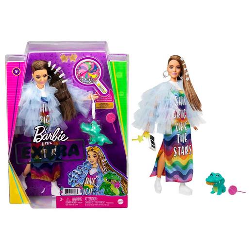 Barbie - Muñeca Extra - Vestido arcoíris | Muñecas Tv | Toys"R"Us España