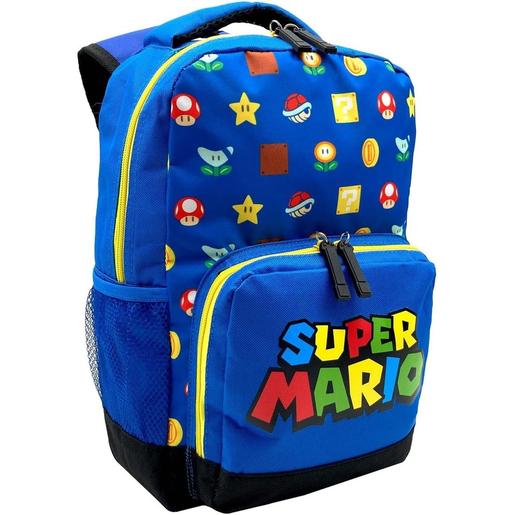 Super Mario - Mochila escolar Azul