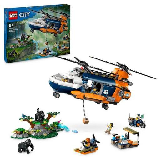 LEGO - City - Helicóptero en campamento base - 60437