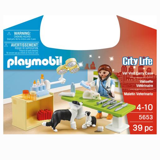 Playmobil - Maletín Veterinaria 5653 | City Life Vida En La Ciudad |  Toys"R"Us España