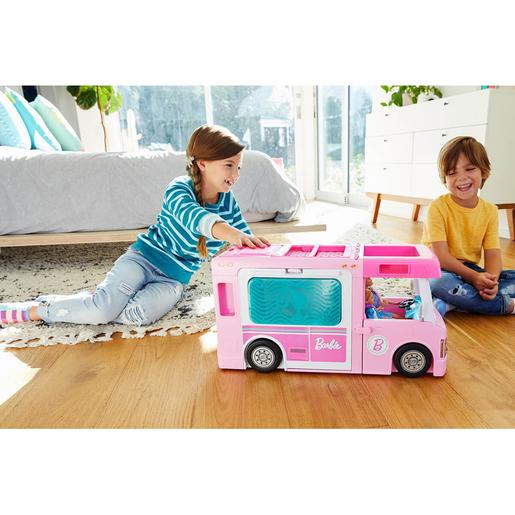 Barbie - Caravana para Acampar 3 en 1 | Vehiculos | Toys"R"Us España