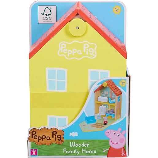 Peppa Pig - Casa de madera con figura | Construcciones De Madera |  Toys"R"Us España