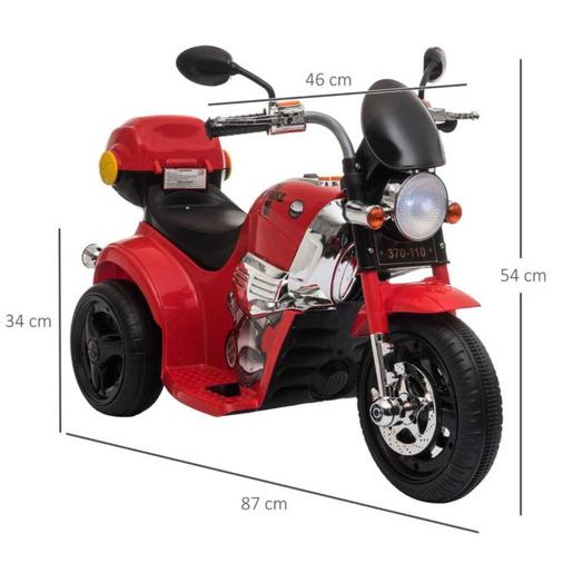 Homcom - Moto Triciclo Infantil Eléctrico Rojo HomCom | Vehículos de  batería | Toys"R"Us España