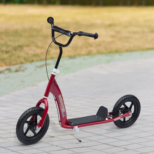 Homcom - Patinete Scooter Ajustable 2 ruedas Rojo | Scooters En Linea |  Toys"R"Us España