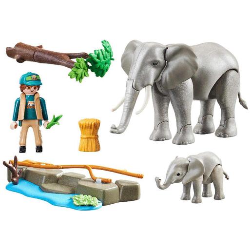 Playmobil - Recinto exterior de elefantes - 70324 | City Life Zoo |  Toys"R"Us España