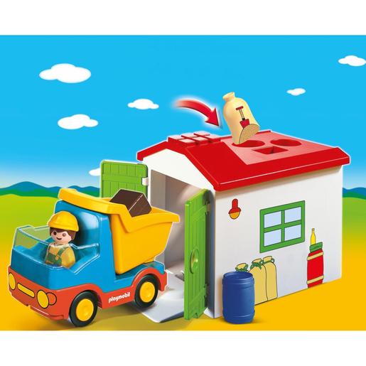Playmobil - 1.2.3 Camión con Garaje 70184 | Playmobil 123 | Toys"R"Us España