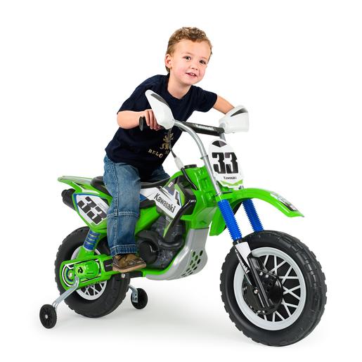 Injusa - Moto Cross Kawasaki a batería 12V (6835) | Motos | Toys"R"Us España