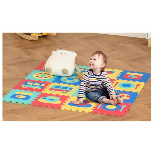 Homcom - Alfombra puzzle infantil 36 piezas de espuma EVA | Rompecabezas De  Suelo | Toys"R"Us España
