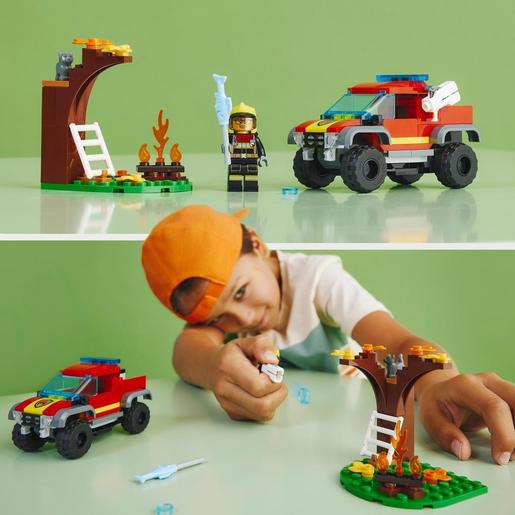 LEGO City - Camión de rescate 4x4 de bomberos - 60393 | Lego City |  Toys"R"Us España