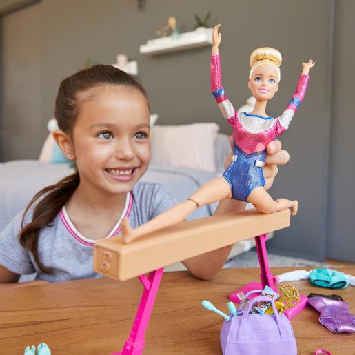 Barbie - Pack Muñeca Gimnasta y Accesorios | Yo Quiero Ser | Toys"R"Us  España