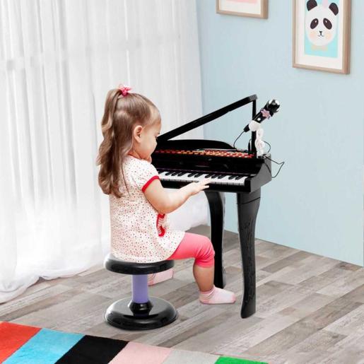 Homcom - Mini Piano Electrónico de Juguete Negro | Juguetes Educativos |  Toys"R"Us España