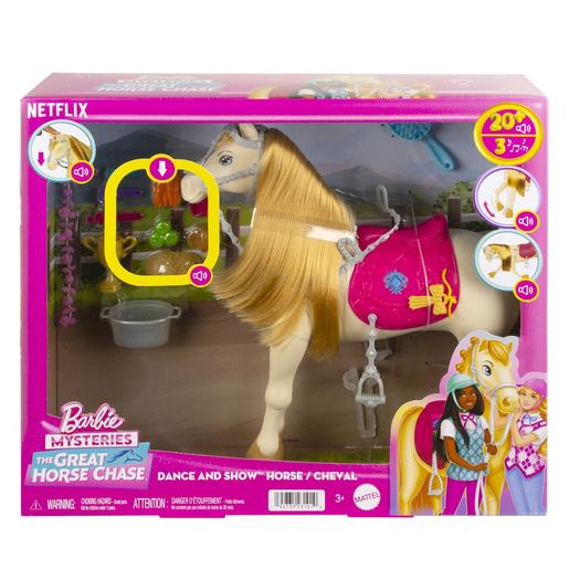 Barbie - Caballo interactivo bailarín con sonidos y accesorios