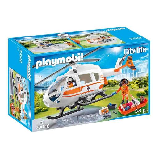 Playmobil - Helicóptero de Rescate - 70048 | City Life Vida En La Ciudad |  Toys"R"Us España