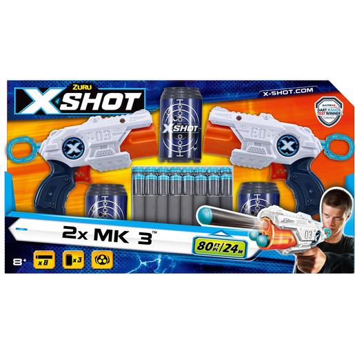 X-Shot - Pack 2 pistolas Tek 3 con 16 dardos | Blasters | Toys"R"Us España