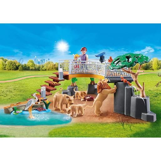 Playmobil - Recinto exterior de leones - 70343 | City Life Zoo | Toys"R"Us  España