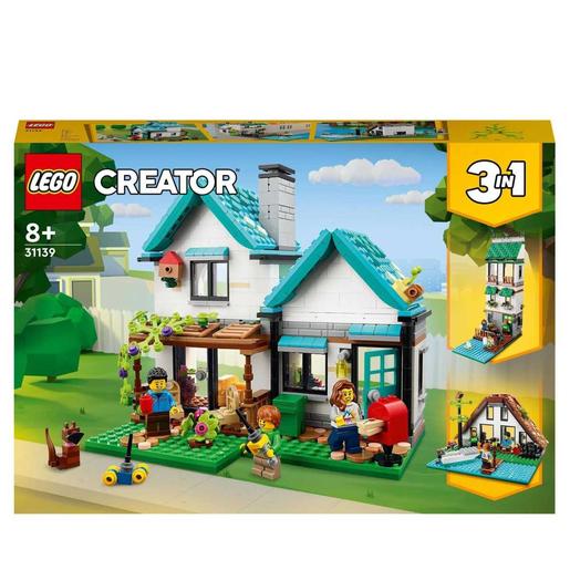LEGO - Casa confortable 3 en 1 con mini figuras y accesorios para  construcción, 31139 | Lego Creator | Toys"R"Us España