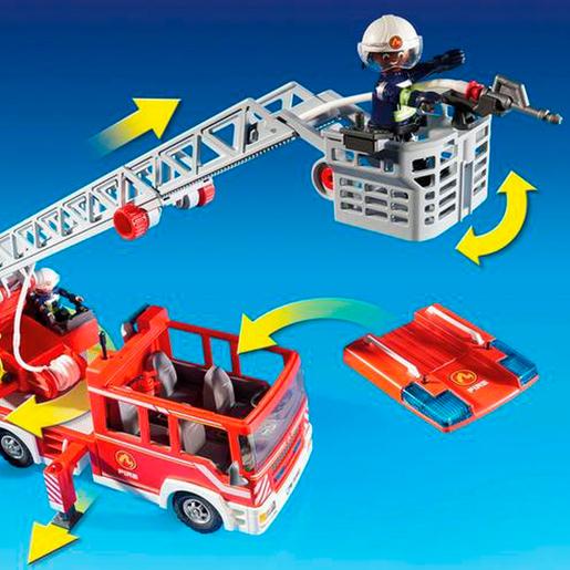 Playmobil - Camión de Bomberos con Escalera - 9463 | City Action Bomberos |  Toys"R"Us España