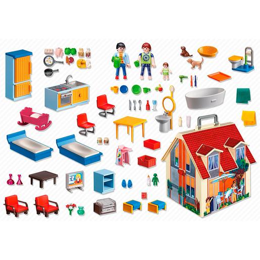 Playmobil - Casa de Muñecas Maletín - 5167 | Casa Muñecas | Toys"R"Us España