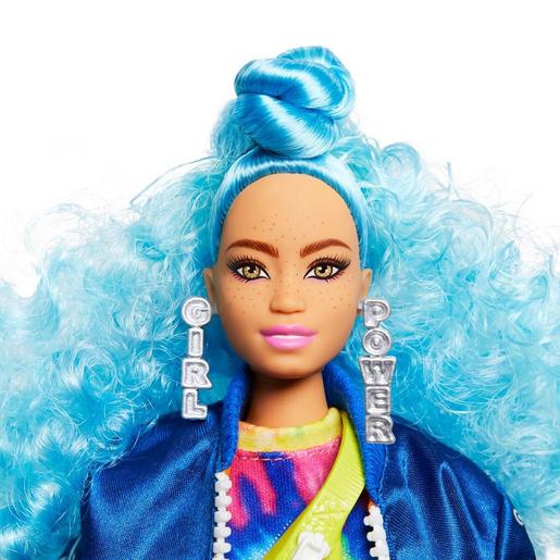 Barbie - Muñeca Extra - Pelo azul rizado | Barbie Fashionista | Toys"R"Us  España