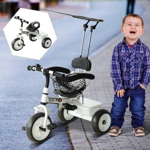 Homcom - Triciclo para Niños con Capota Blanco HomCom | Go Karts | Toys"R"Us  España