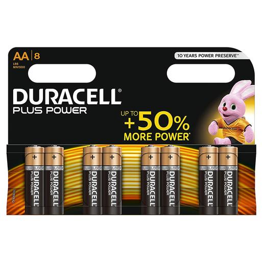 Duracell - Pack 8 Pilas AA Plus Power | Aa Pilas | Toys"R"Us España