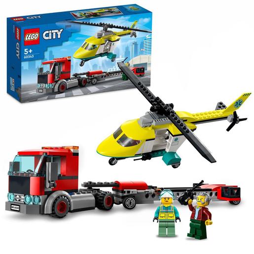 LEGO City - Transporte del helicóptero de rescate - 60343 | Lego City |  Toys"R"Us España
