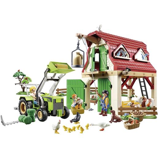 Playmobil - Granja con cría de animales pequeños 70887 | Campo | Toys"R"Us  España