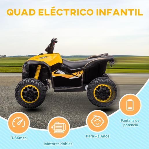 Homcom - Quad elétrico infantil com música