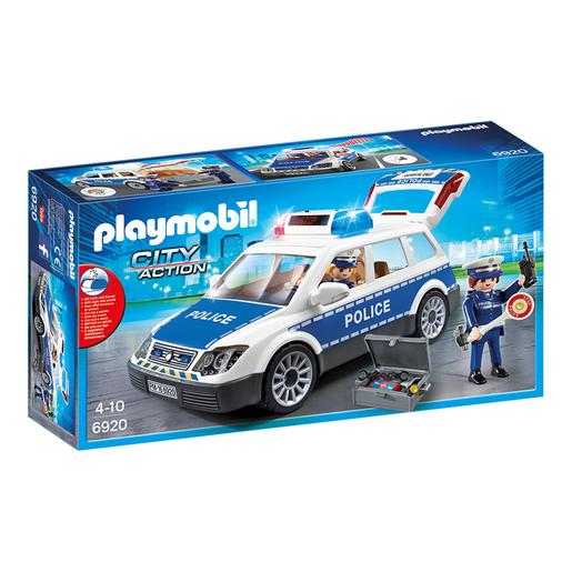 Playmobil - Coche Policía con Luces y Sonido - 6920 | City Action Policia |  Toys"R"Us España