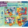 Ravensburger -  Puzzle Disney Stitch 4 in a box