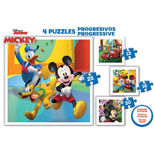 Educa Borrás - Pack 4 puzzles progresivos Mickey and Friends | Puzzle Hasta  49 Pzas | Toys"R"Us España