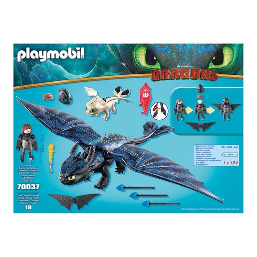 Playmobil - Hipo y Desdentado con Bebé Dragón - 70037 | Dragones |  Toys"R"Us España