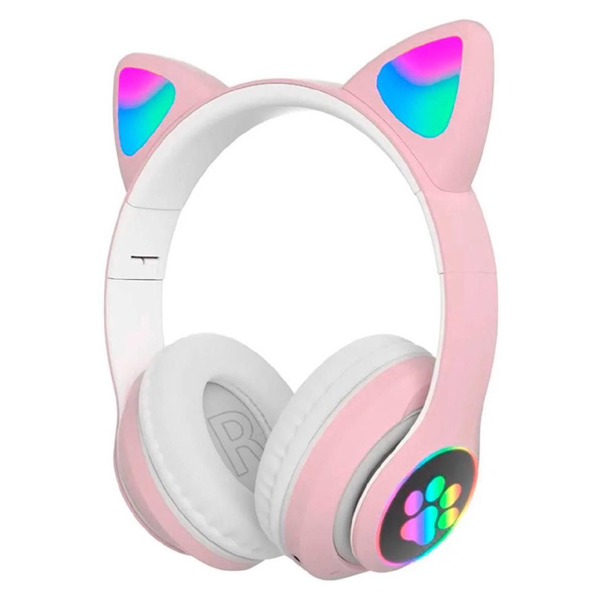 Auriculares orejas de gato bluetooth rosa | Cascos | Toys"R"Us España