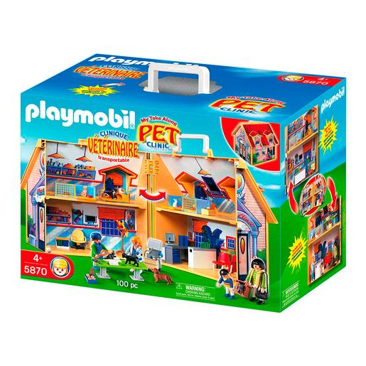 Playmobil - Clínica Veterinaria Maletín - 5870 | City Life Clinica  Veterinaria | Toys"R"Us España