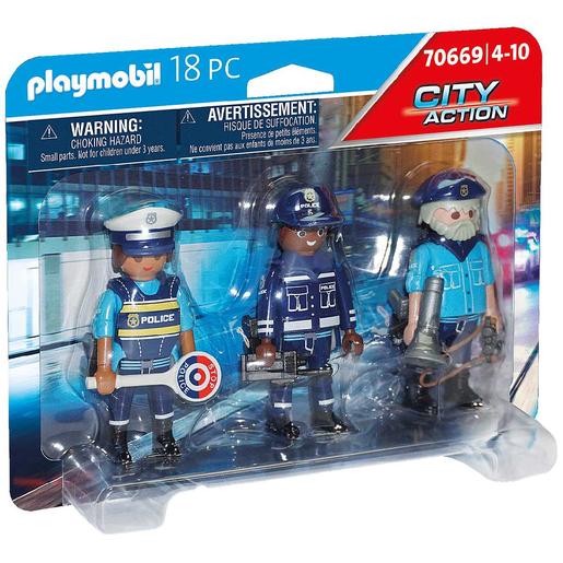 Playmobil - Set figuras policía - 70669 | City Action Policia | Toys"R"Us  España