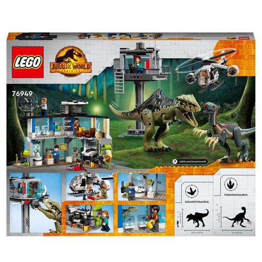 LEGO Jurassic World - Ataque del Giganotosaurio y el Therizinosaurio -  76949 | LEGO | Toys"R"Us España