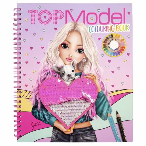 Top Model - Cuaderno de colorear con corazón reversible | Depesche Top Model  | Toys"R"Us España
